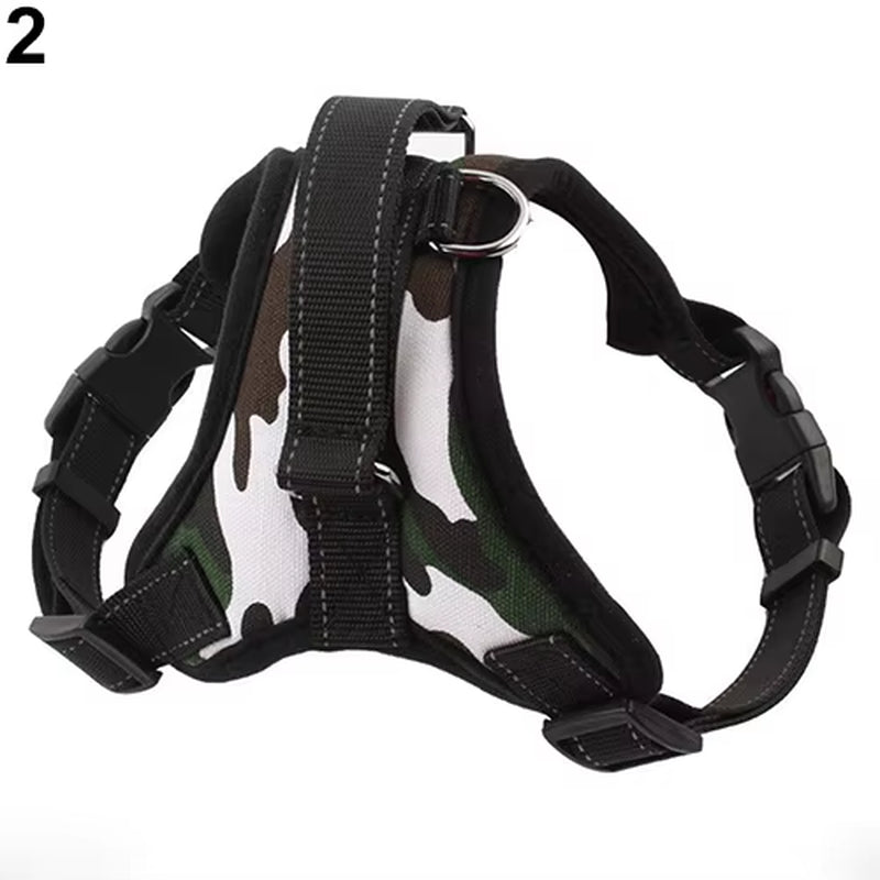 Large Soft Adjustable Dog Harness Pet Walk Out Hand Chest Body Strap for Dog Vest Collar Big Harness for Small Medium Large Dog