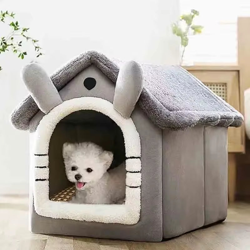 warm indoor dog house