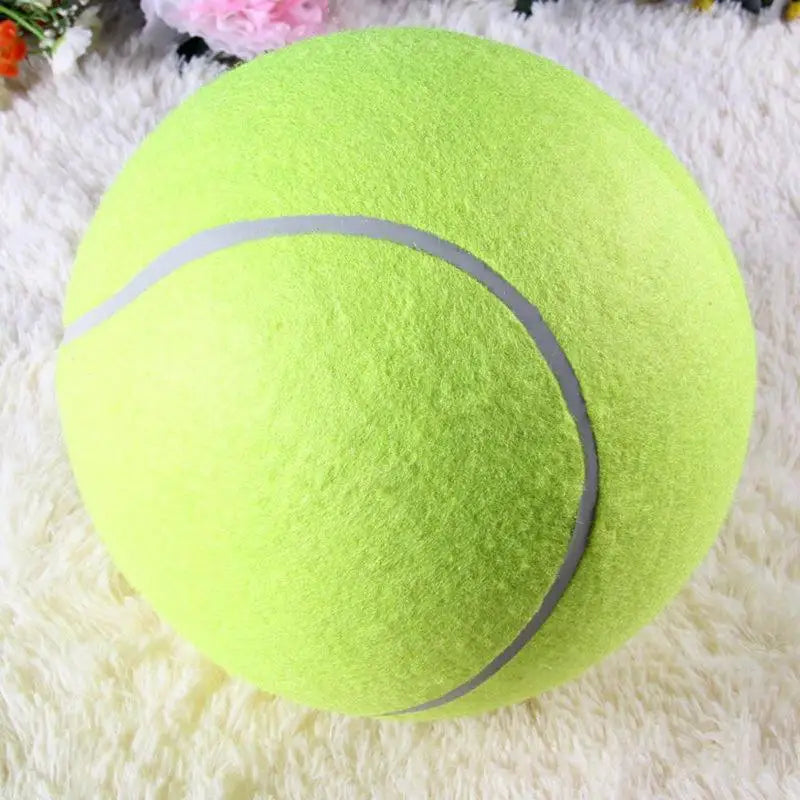 giant dog tennis ball chew toy