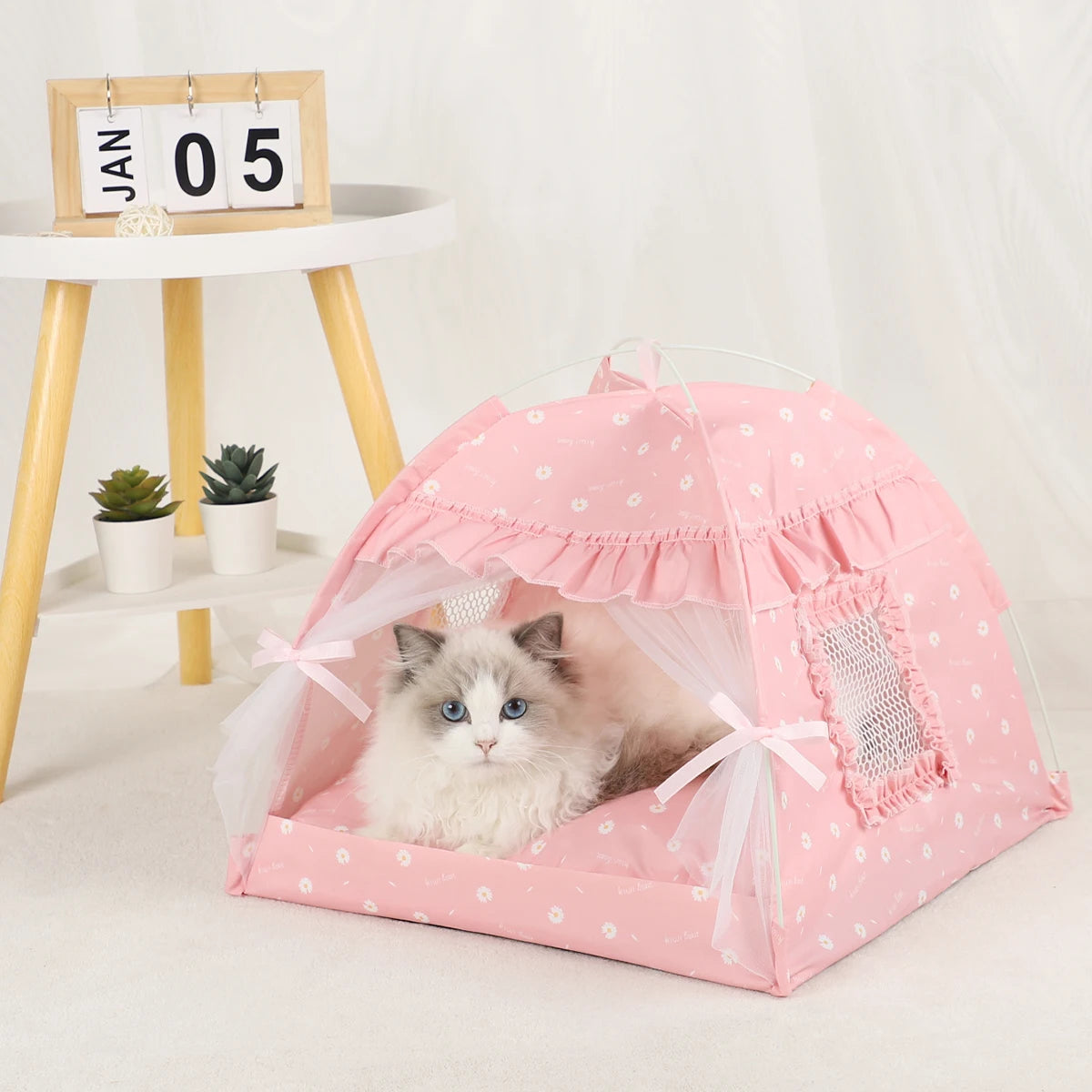 cozy clamshell pet tent bed warm winter shelter