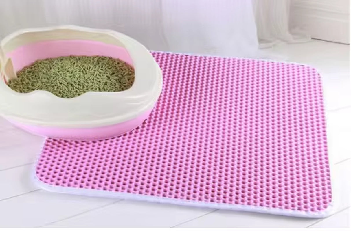 double layer waterproof cat litter mat