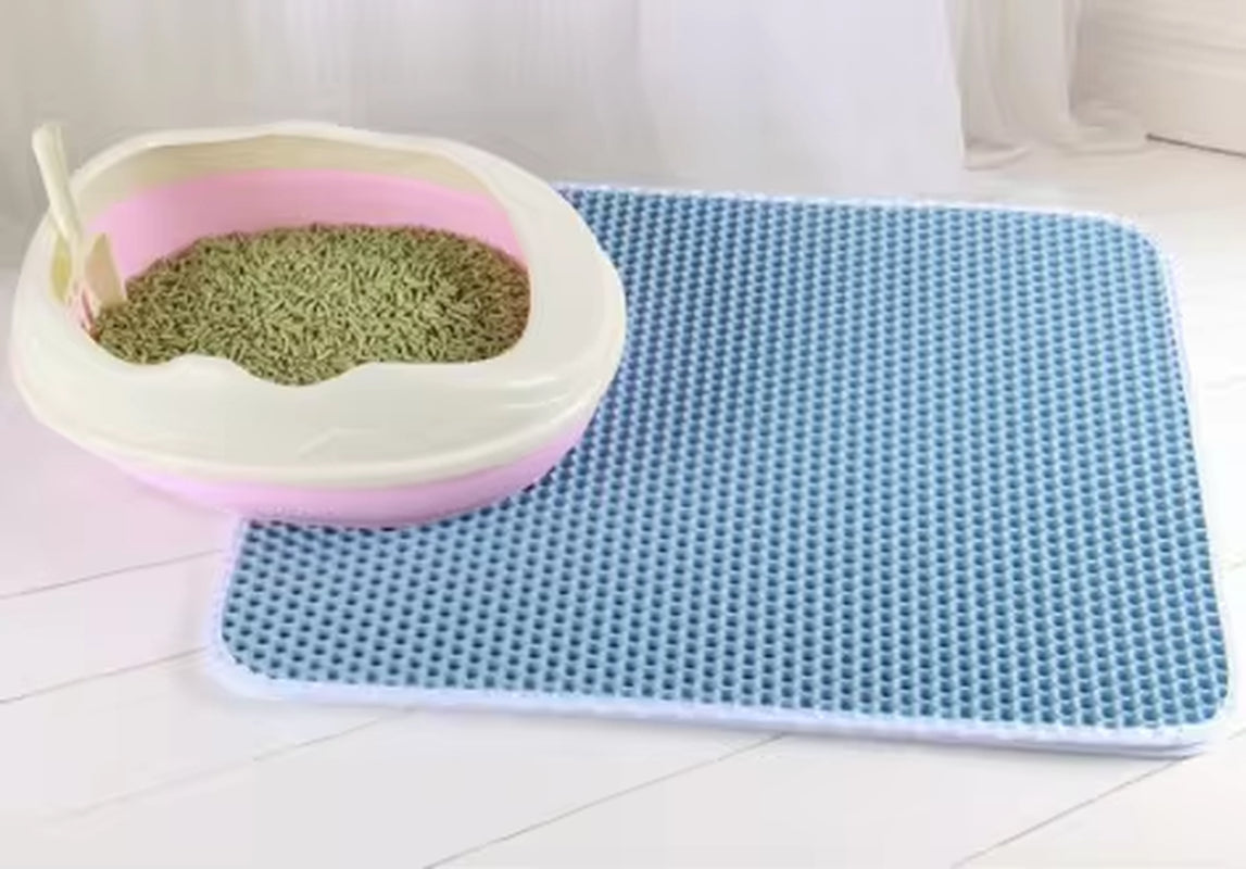 double layer waterproof cat litter mat