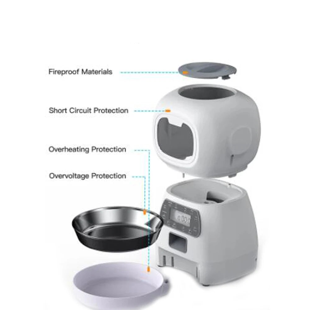 automatic pet feeder smart food dispenser