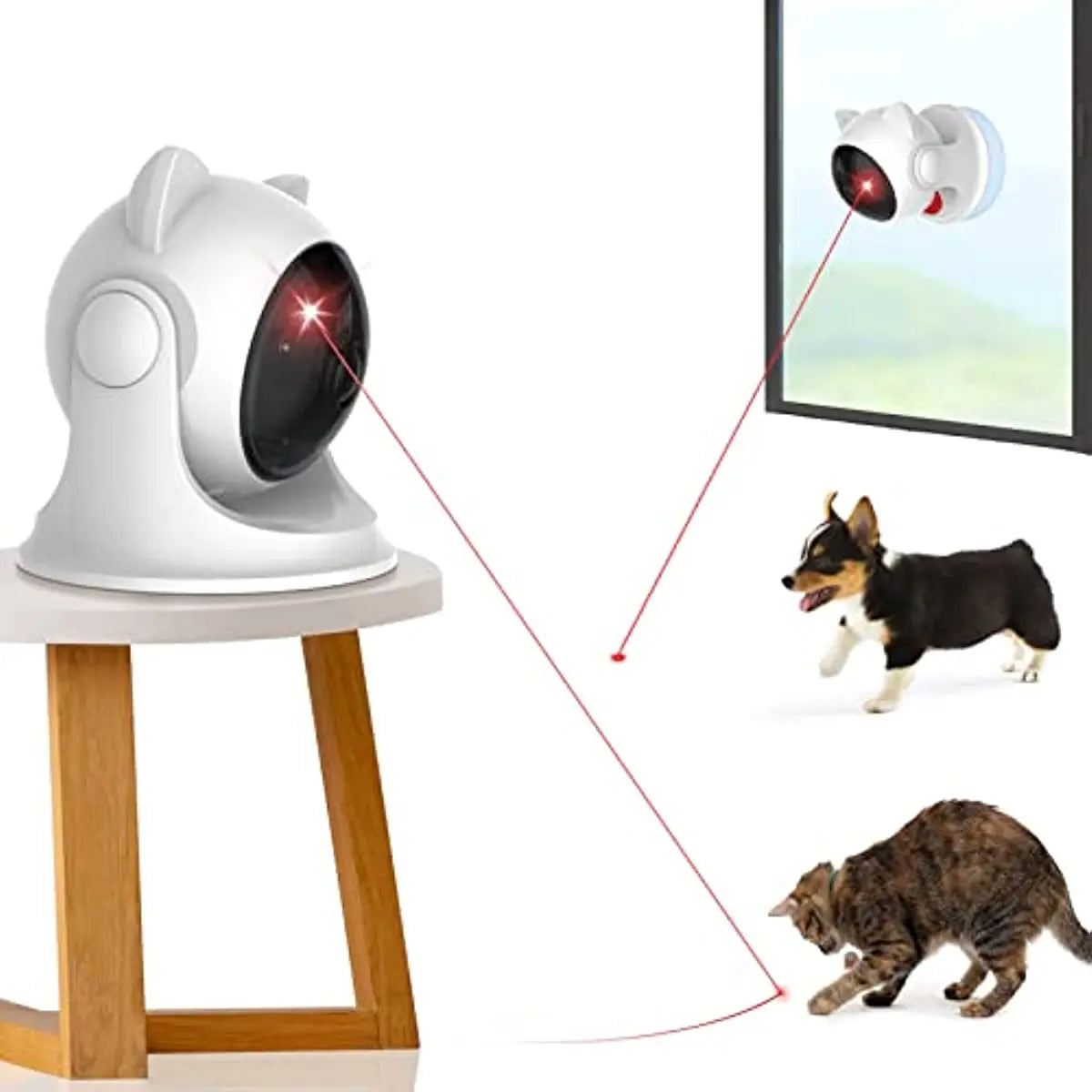 Rechargeable Motion-Activated Laser Toy