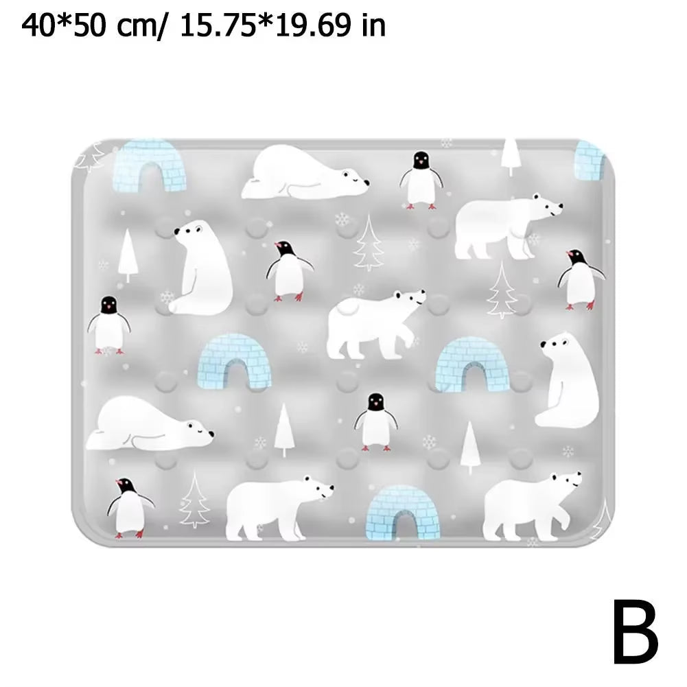 New Dog Cooling Mat Summer Pet Cat Cold Bed for Small Big Dogs Pet Accessories Cat Durable Blanket Sofa Cat Ice Pad Blanket Q5U9