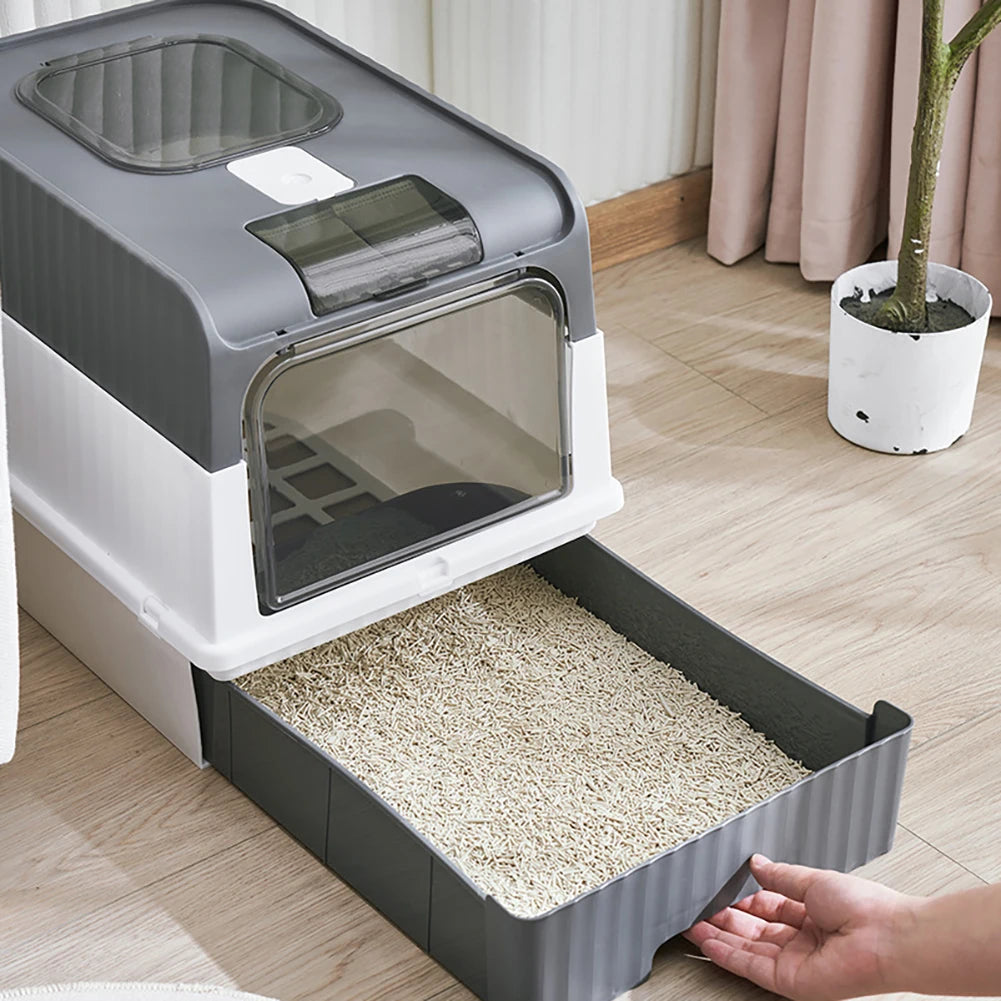 Cat Litter Box with UVC Ultraviolet Function