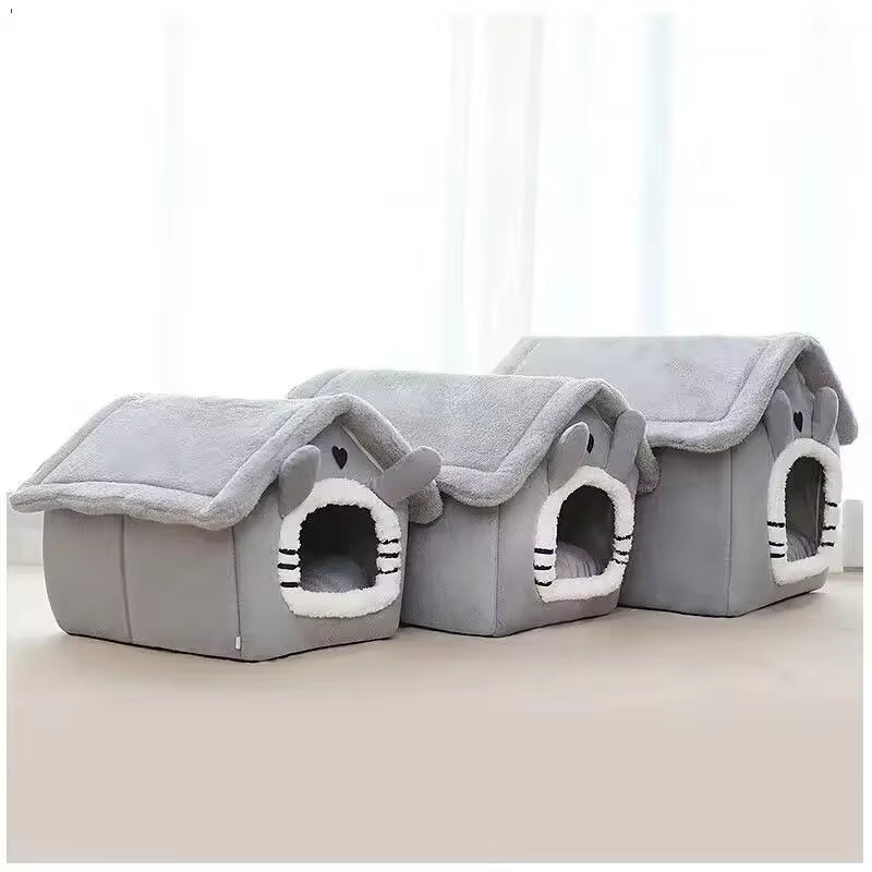 warm indoor dog house