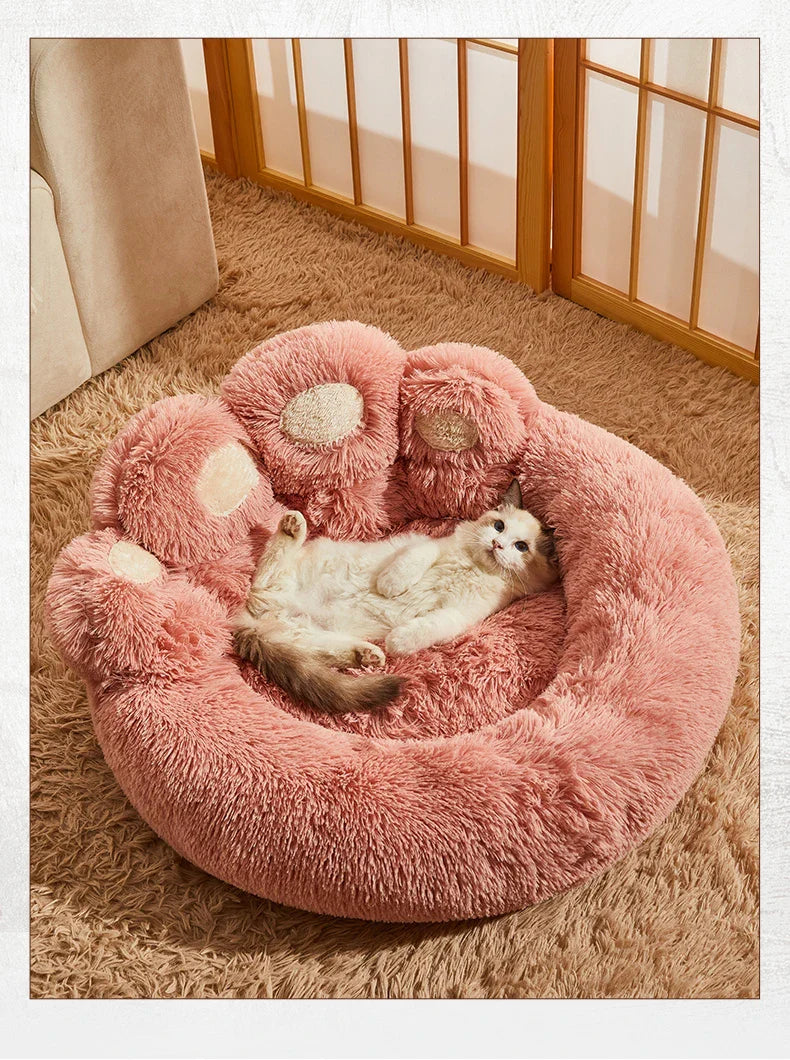 Cozy Plush Pet Sofa Bed