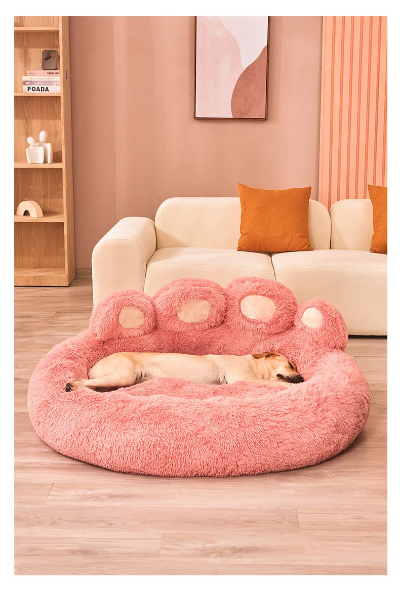 Cozy Plush Pet Sofa Bed