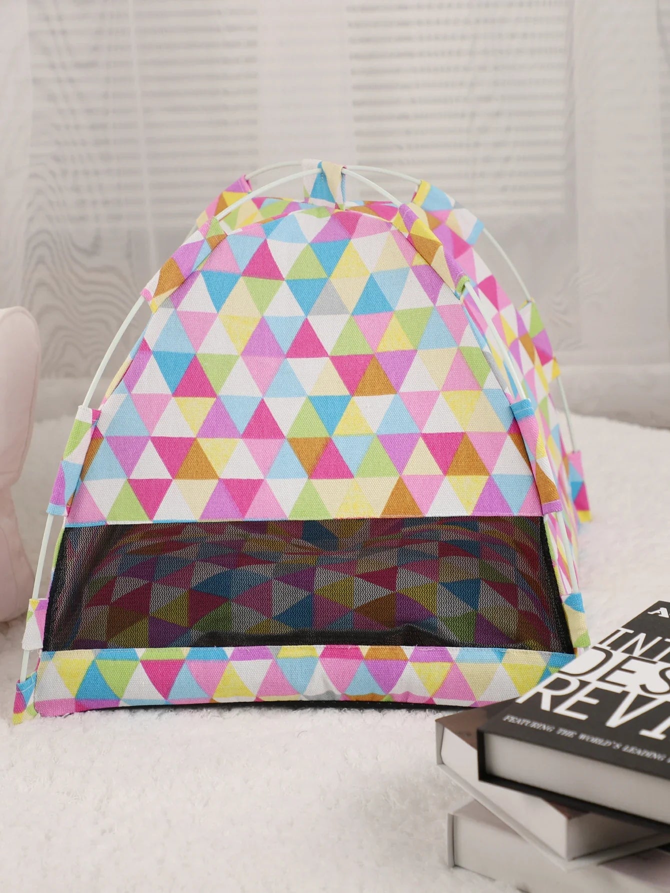 cozy clamshell pet tent bed warm winter shelter