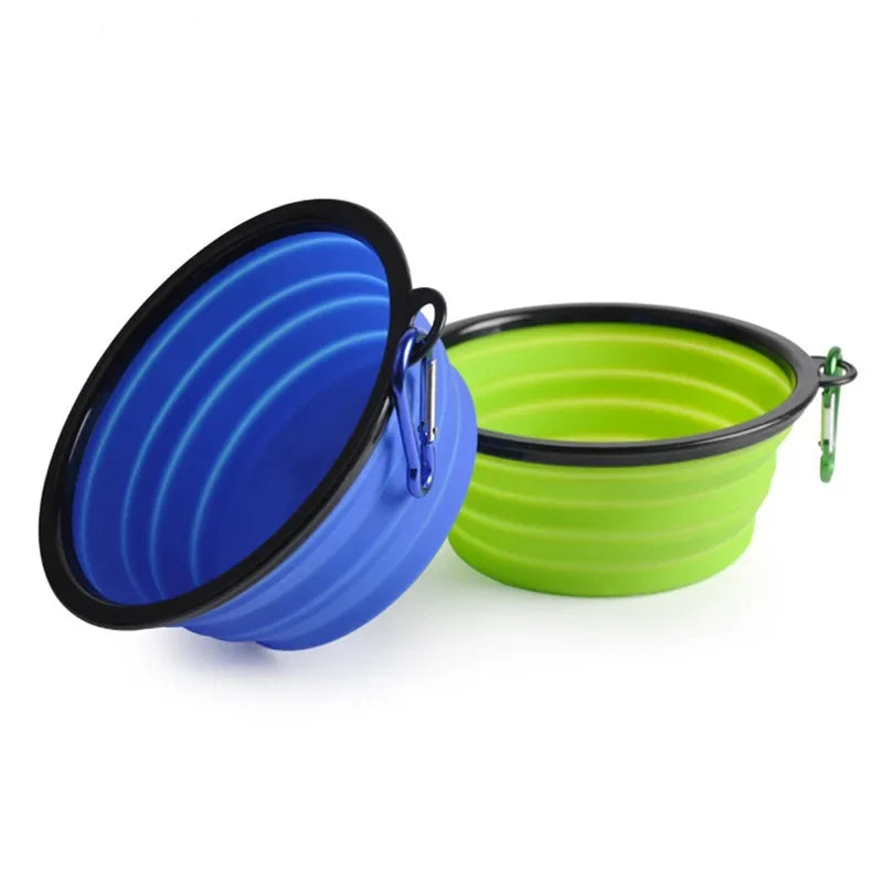 collapsible silicone dog bowl