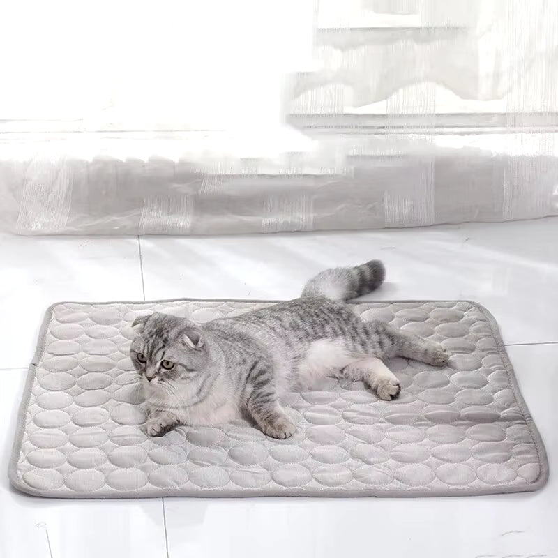 Pet Ice Mats Summer Cat Dog Sofa Nest Bed Cooling Sleeping Pad for Small Dogs Pets Durable Sofa Cooling Pad Blanket