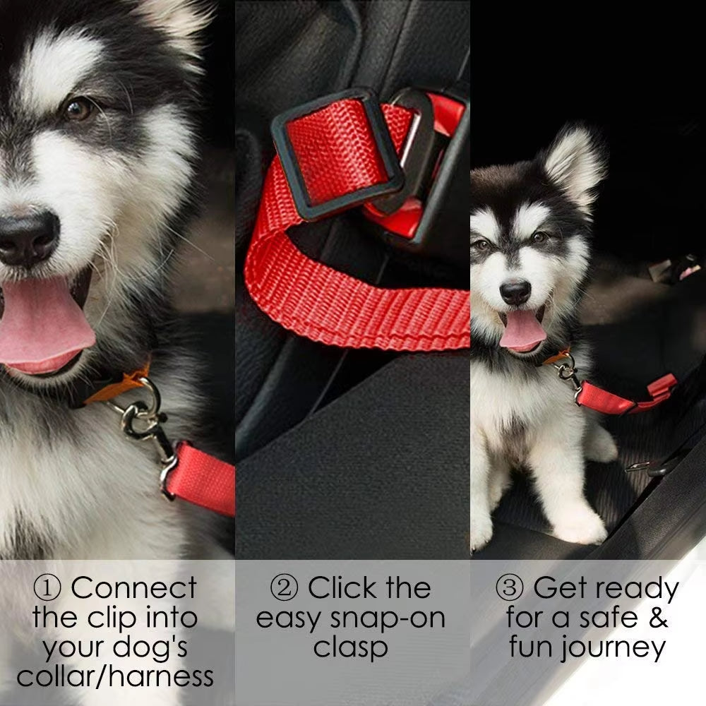 1Pc Pet Dog Cat Car Seat Belt Adjustable Harness Seatbelt for Small Medium Dogs Travel Pet Supplies