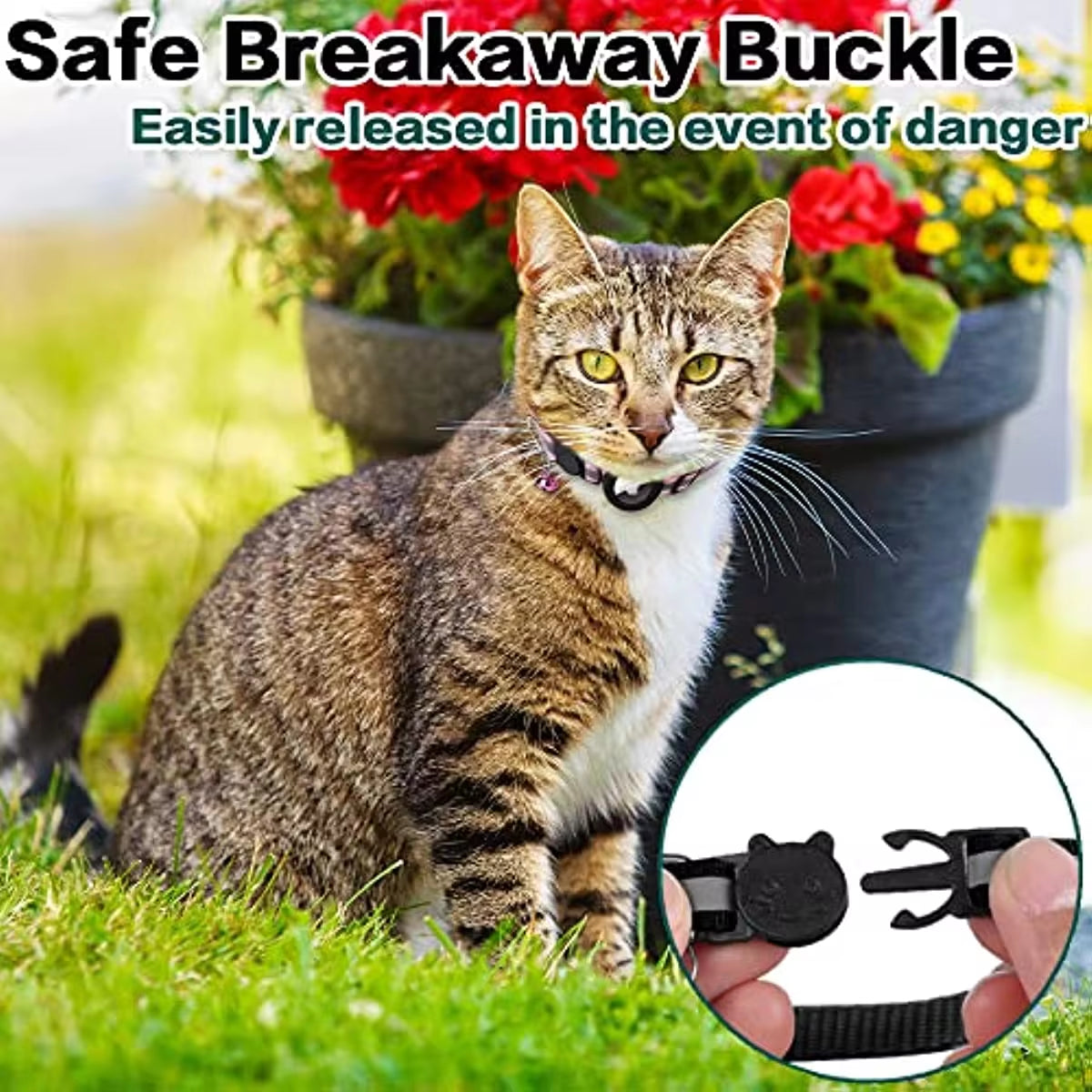 reflective breakaway TrackSafe Cat Collar