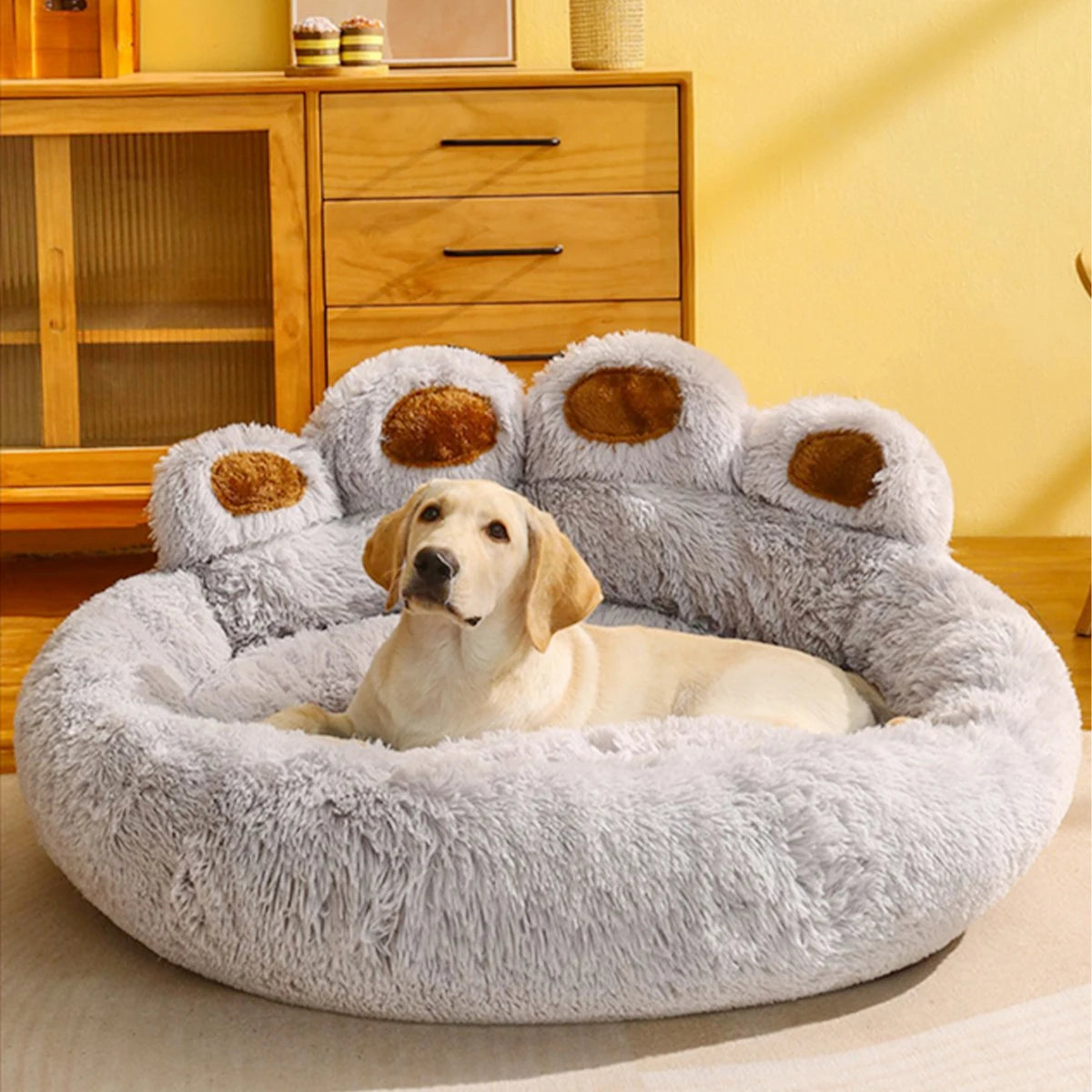 Cozy Plush Pet Sofa Bed