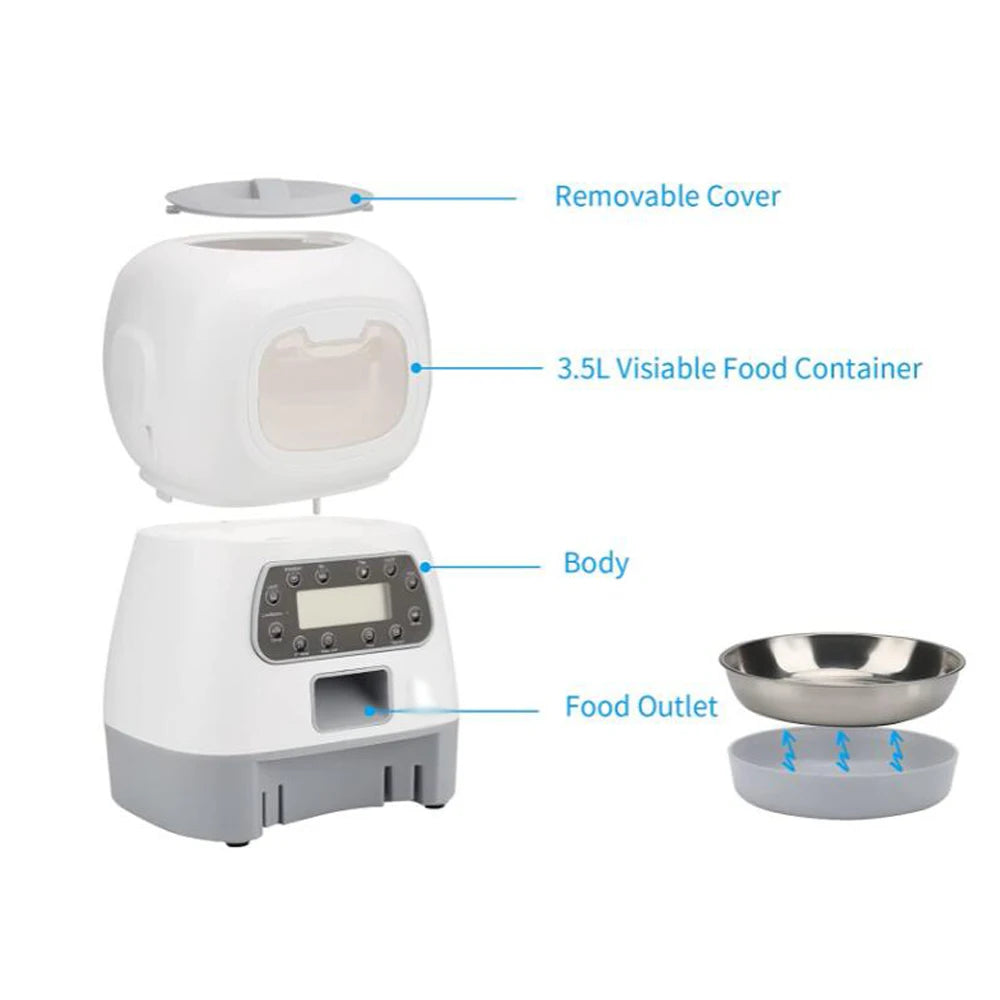 automatic pet feeder smart food dispenser