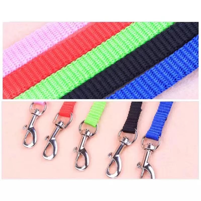 Dog Cat Collar Harness Leash Adjustable Nylon Pet Traction Cat Kitten Halter Collar Puppy Dog Cat Product Small Pet Harness Belt