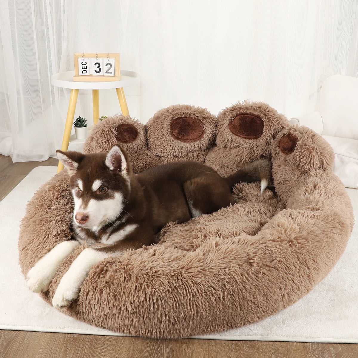 Cozy Plush Pet Sofa Bed