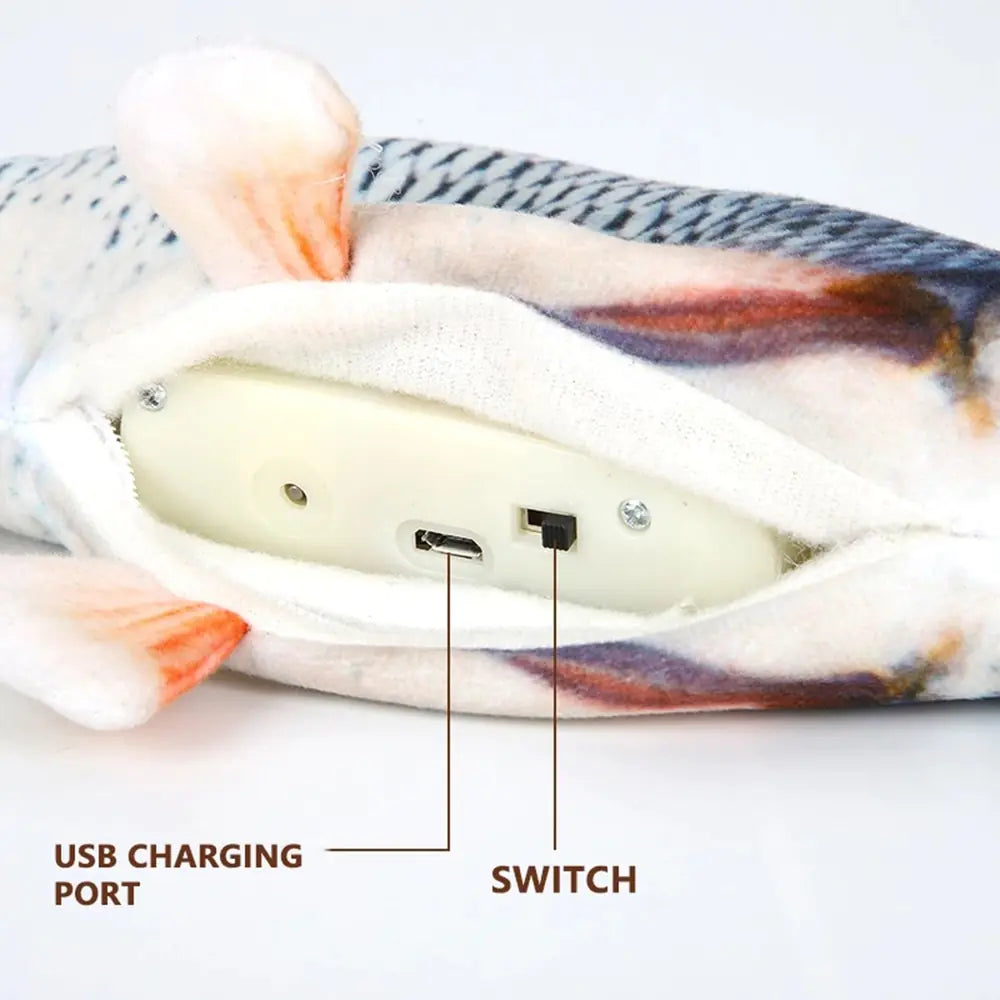 Interactive Floppy Fish Toy